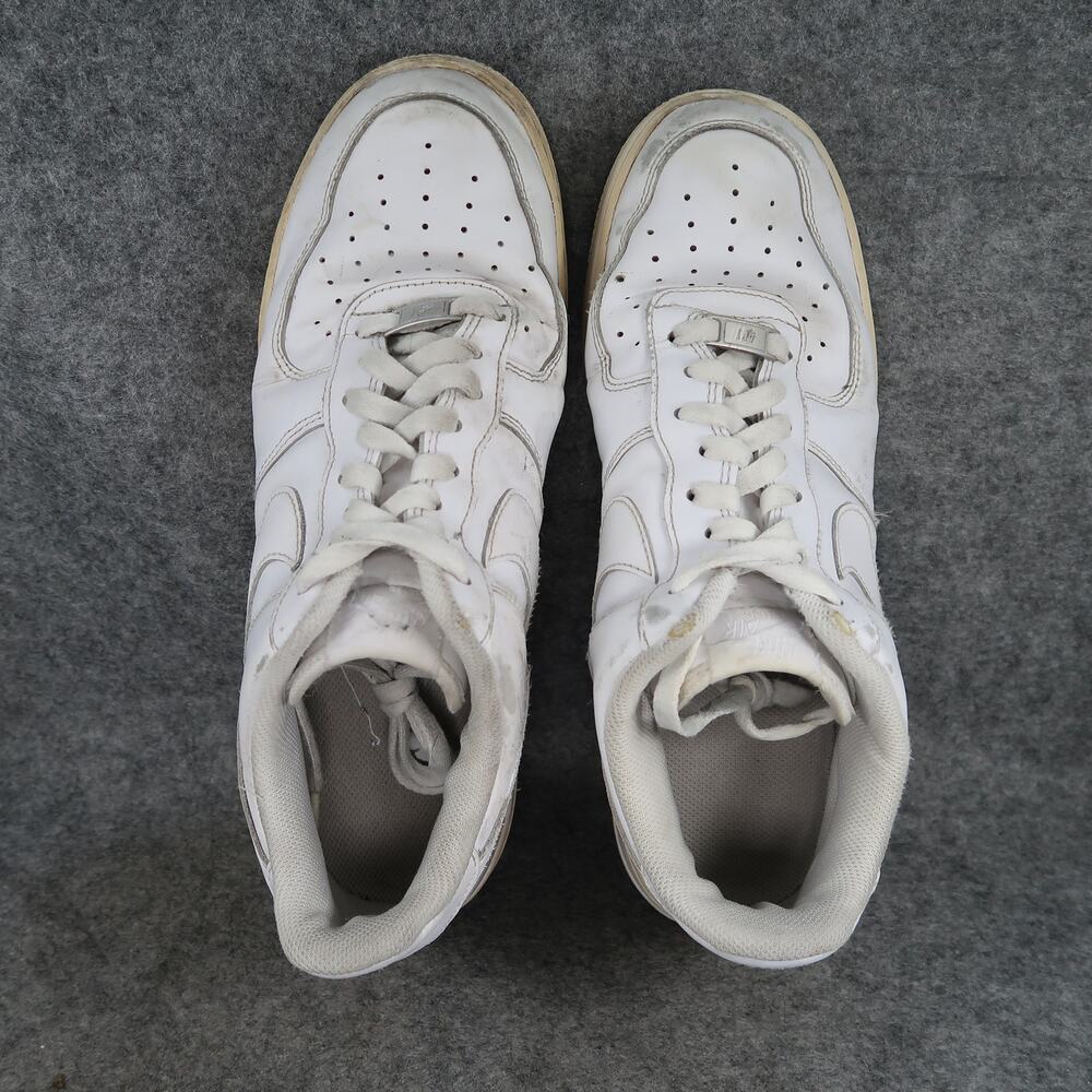 Nike Shoes Mens 11 Casual Sneakers AF1 Air Force 1 Trainers White Lace Up - Picture 6 of 11
